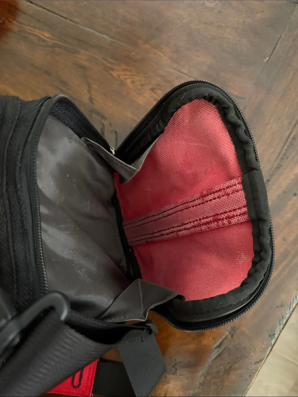 Victorinox Red and Black Travel Werks Bag with Front Organizer